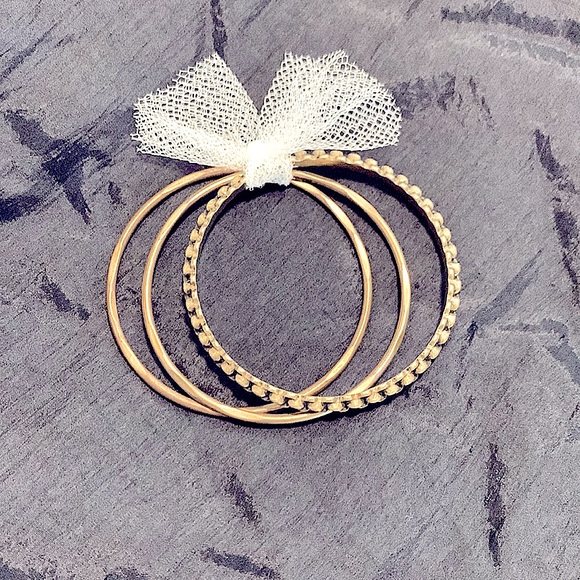 3pc Jewelry Set» So_Stylish_So_Vintage Pretty Bronzed 3pc Bangle Bracelets Sets - Picture 7 of 16